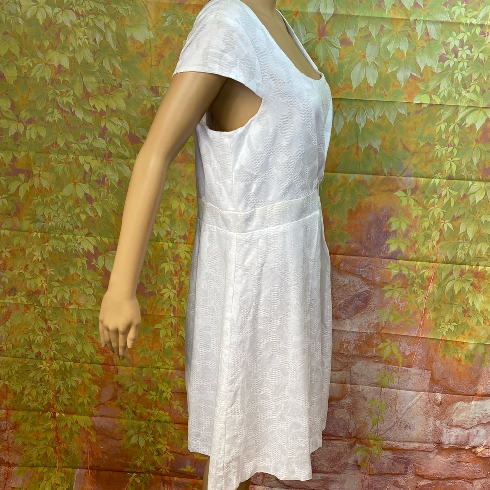 Danny & Nicole Textured Cotton Dress - Picture 7 of 12